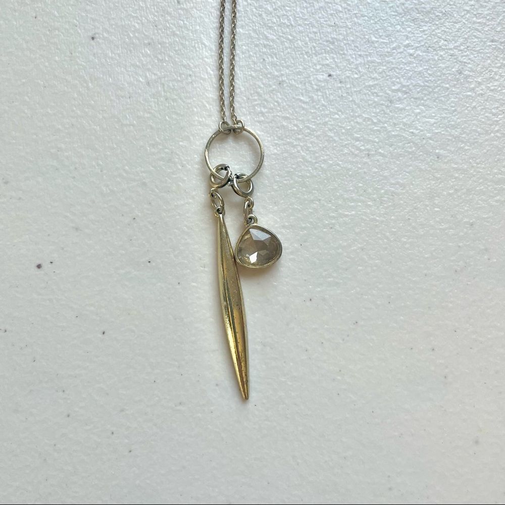 INC gold tone charm necklace - Picture 3 of 15